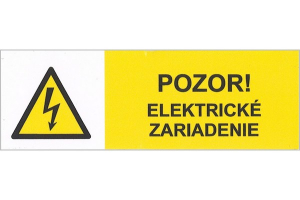 Pozor, elektrické zariadenie W008.01